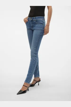 VERO MODA Vmempower Vita Media Skinny Fit Jeans
