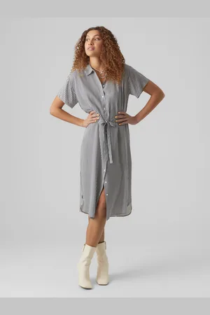 VERO MODA Vmbumpy Vestito Midi
