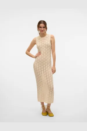 VERO MODA Vmnewverena Vestito Lungo
