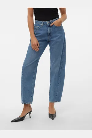 VERO MODA Vmellie Vita Alta Mom Fit Jeans