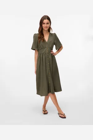 VERO MODA Vmmelaney Vestito Midi