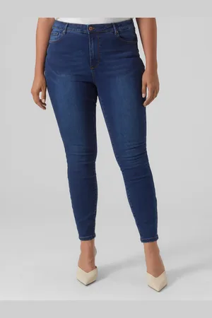 VERO MODA Vmcphia Vita Alta Slim Fit Jeans