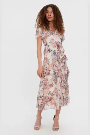 VERO MODA Awblair Vestito Lungo