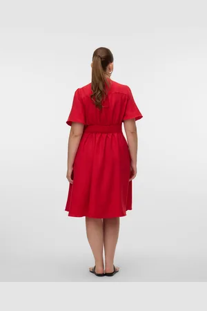 VERO MODA Vmcmelaney Vestito Midi
