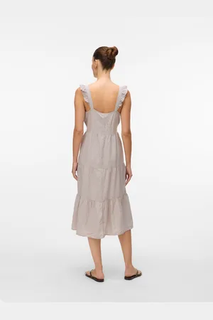 VERO MODA Vmlinn Vestito Midi