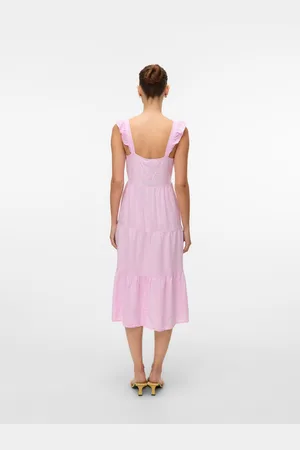 VERO MODA Vmlinn Vestito Midi