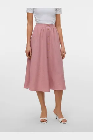 VERO MODA Vmmelaney Vita Alta Gonna Lunga