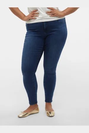 VERO MODA Vmctanya Vita Alta Skinny Fit Jeans