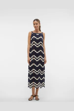 VERO MODA Vmvenus Vestito Lungo