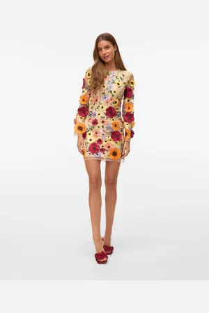VERO MODA Vmcamy Vestito Corto