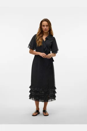VERO MODA Vmdotina Vestito Midi