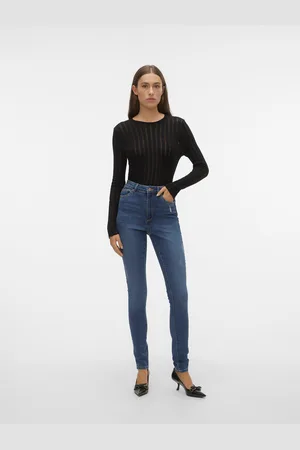 VERO MODA Vmsophia Vita Alta Skinny Fit Jeans