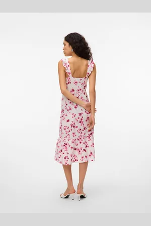 VERO MODA Vmlinn Vestito Midi