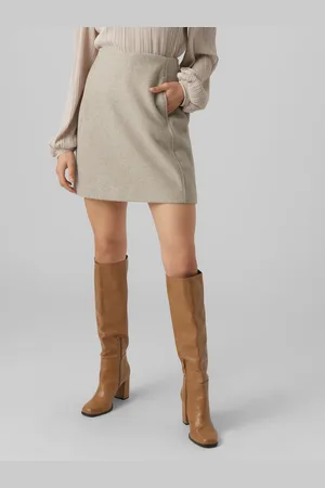 VERO MODA Vmfortuneallison Vita Alta Gonna Lunga