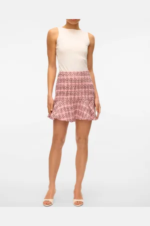 VERO MODA Vmadele Vita Alta Gonna Pantaloncino