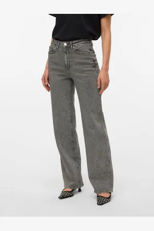 VERO MODA Vmtessa Vita Alta Wide Leg Fit Jeans