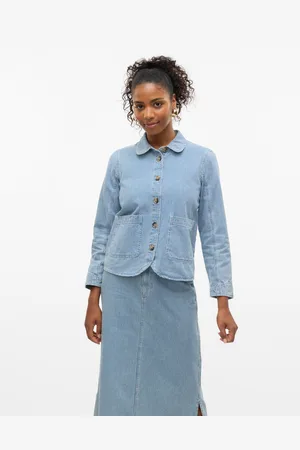 VERO MODA Vmamina Giubbotto Di Jeans