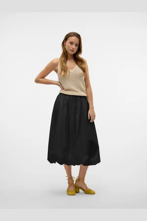 VERO MODA Vmfriba Vita Alta Gonna Lunga