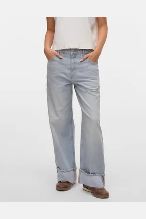 VERO MODA Vmdarcy Vita Media Wide Leg Fit Jeans
