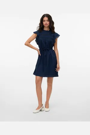 VERO MODA Vmtrine Vestito Corto