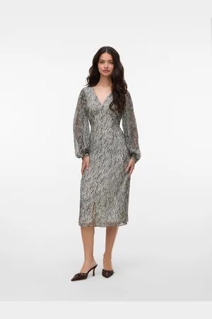 VERO MODA Vmsmilla Vestito Midi