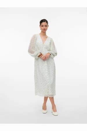 VERO MODA Vmsmilla Vestito Midi