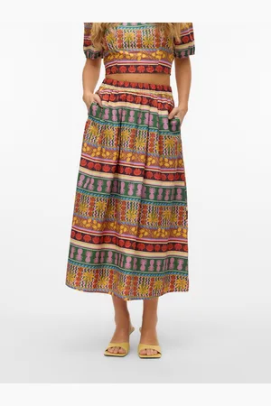 VERO MODA Vmtruely Vita Alta Gonna Lunga