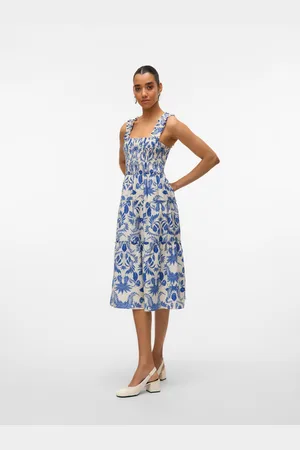 VERO MODA Vmkaia Vestito Lungo