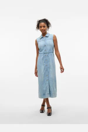 VERO MODA Vmnenya Vestito Midi
