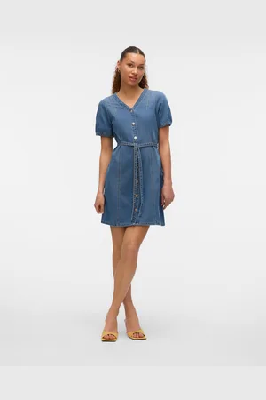 VERO MODA Vmjanet Vestito Corto