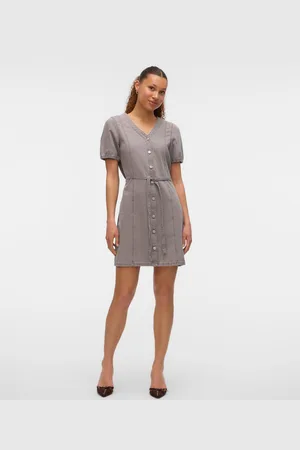 VERO MODA Vmjanet Vestito Corto
