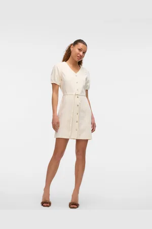 VERO MODA Vmjanet Vestito Corto