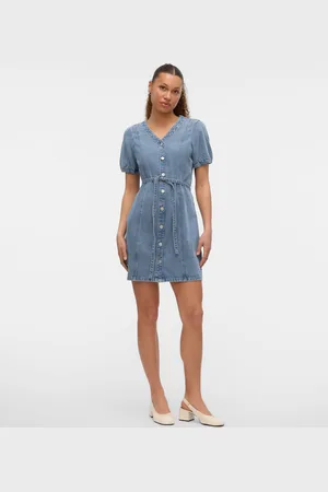 VERO MODA Vmjanet Vestito Corto