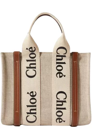 Chloé Donna Borse a mano - Tote bag Woody in Pelle