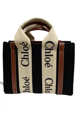 Chloé Donna Borse a mano - Tote bag Woody Tweed