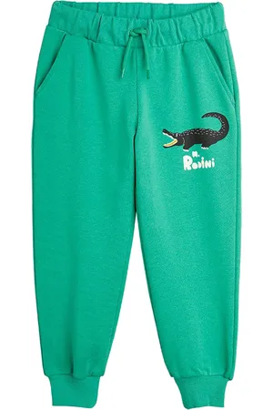 Mini Rodini Pantalone neonato in felpa di cotone organico