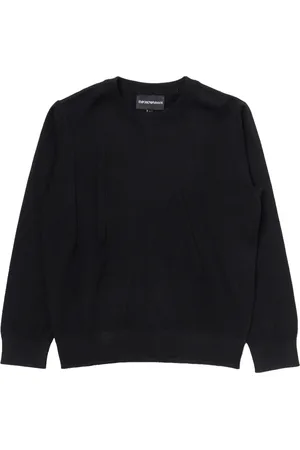 Emporio Armani Maglia blu navy bambino in misto viscosa