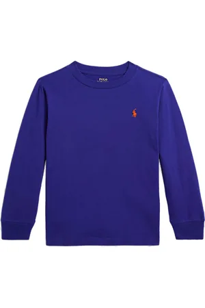 Ralph Lauren Ralph Lauren t-shirt bluette bambino in cotone