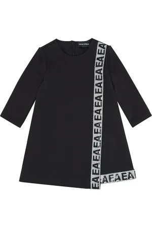 Emporio Armani Vestito con paillettes bambina in cotone