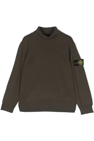 Stone Island Stone Island maglia dolcevita bambino in lana vergine