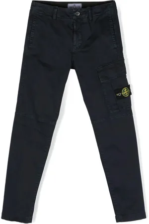 Stone Island Stone Island pantalone navy bambino in cotone