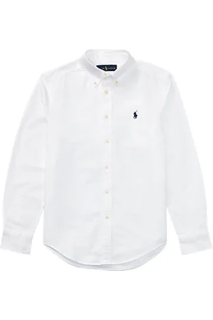 Ralph Lauren Ralph Lauren camicia bianca bambino in cotone