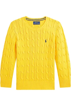 Ralph Lauren Ralph Lauren maglia gialla bambino in cotone