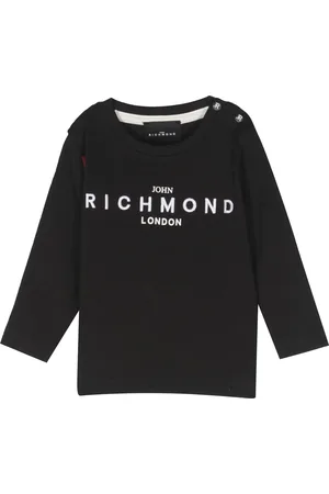 John Richmond John Richmond t-shirt nera neonato in cotone