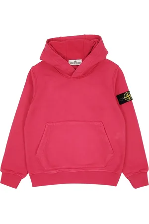 Stone Island Stone Island felpa corallo bambino in cotone