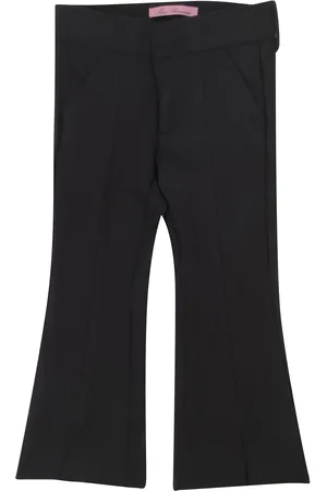 MISS BLUMARINE Pantalone nero bambina in jersey Milano