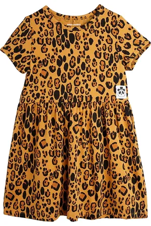 Mini Rodini Abito neonata con stampa animalier