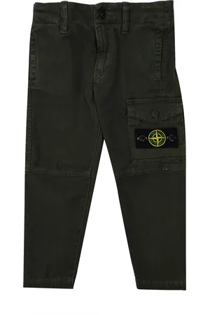 Stone Island Stone Island pantalone bambino in cotone stretch