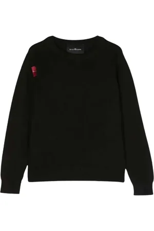 John Richmond John Richmond maglia nera bambino in viscosa