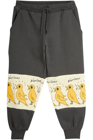 Mini Rodini Pantalone bambino in felpa di cotone organico